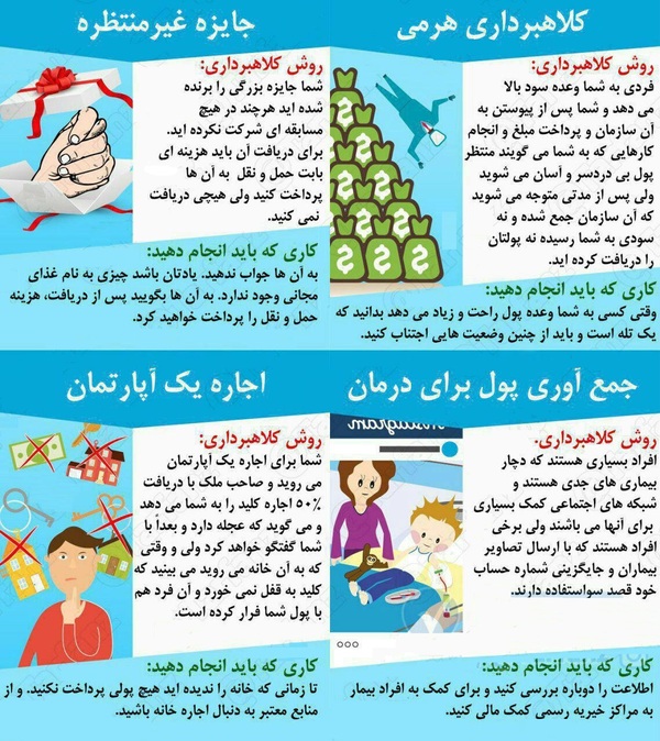 4 روش رایج کلاهبرداری در فضای مجازی