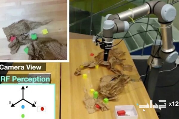 ربات‌ها با امواج رادیویی اشیای مخفی را پیدا می‌کنند