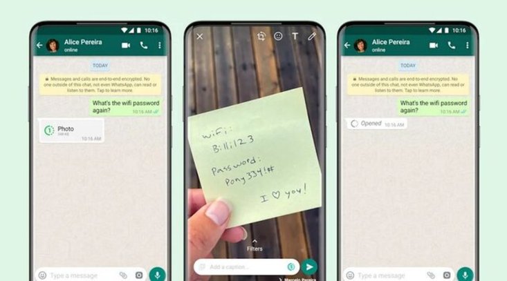 تصاویر محو شونده به واتس‌اپ اضافه شد